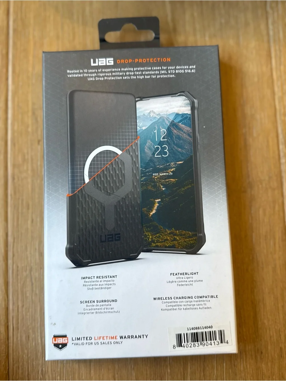 New UAG Urban Armor Gear Essential Armor Slim iPhone 6.7” Pro MagSafe Case Black